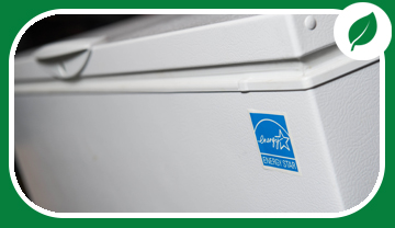 An ENERGY STAR freezer