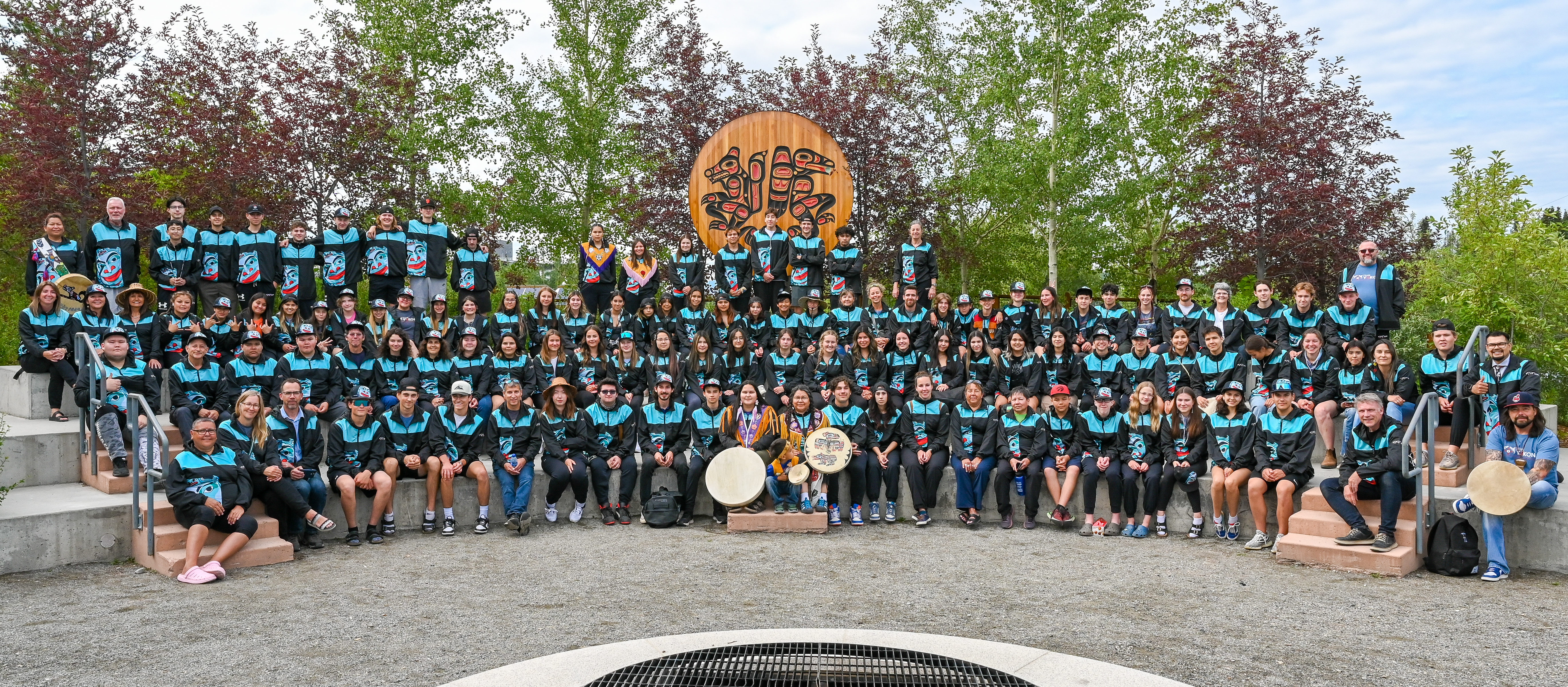 Team Yukon pep rally in Whitehorse for the North American Indigenous Games. 
