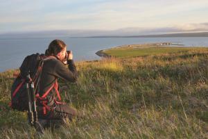 Overlooking part of Herschel Island.