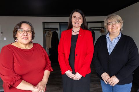 Minister Nakashuk of Nunavut, Minister McLean of the Yukon and Minister Kuptana of the Northwest Territories