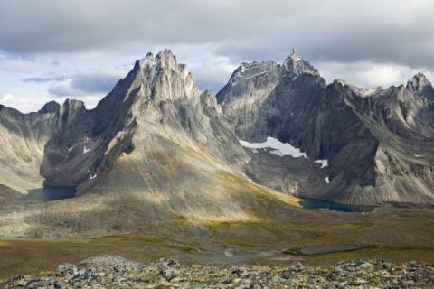 View of Mount Monolith at Tombstone Territorial Park.